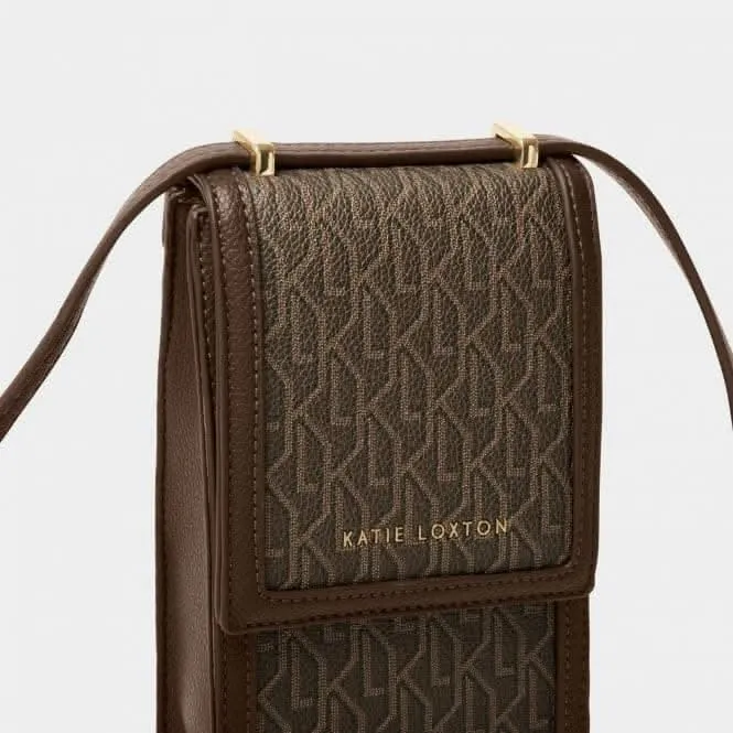 Brown Signature Cell Bag KLB2924 Katie Loxton Jewelry And Accessories