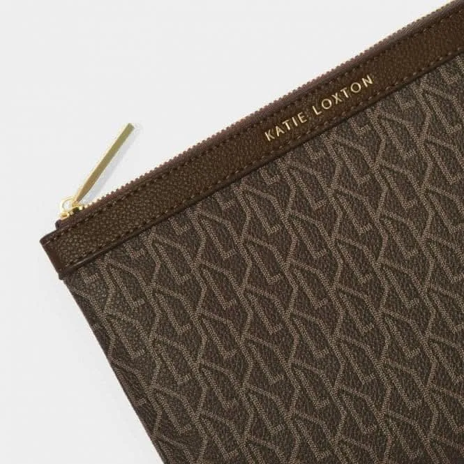 Brown Signature Pouch & Card Holder KLB2919 Katie Loxton Jewelry And Accessories