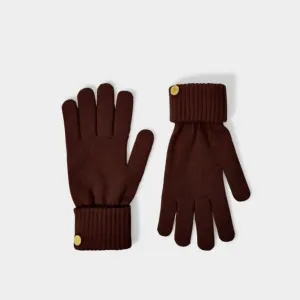 Cacao Knitted Gloves KLS535 Katie Loxton Jewelry And Accessories