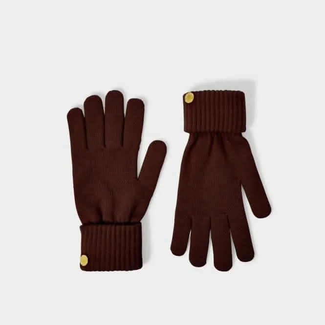 Cacao Knitted Gloves KLS535 Katie Loxton Jewelry And Accessories