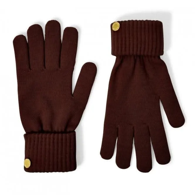 Cacao Knitted Gloves KLS535 Katie Loxton Jewelry And Accessories