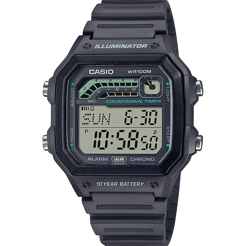 Casio Mens Watches Casio WS1600H-8 Digital Sports Watch