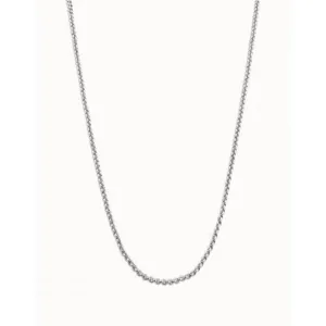 Chain 2 Silver Metal Necklace Unode50 Jewelry And Accessories