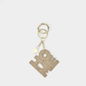 Chain Keyring Home in Taupe and Orange KLB2155 Katie Loxton Jewelry And Accessories