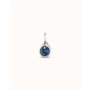 Charm Azul Blue Faceted Crystal Charm CHA0210AZUMTL0U Unode50 Jewelry And Accessories