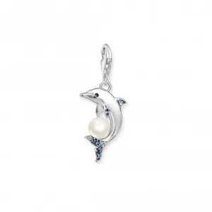 Charm Club Dolphin With Pearl Charm 1889-664-7 Thomas Sabo Collectable Charms