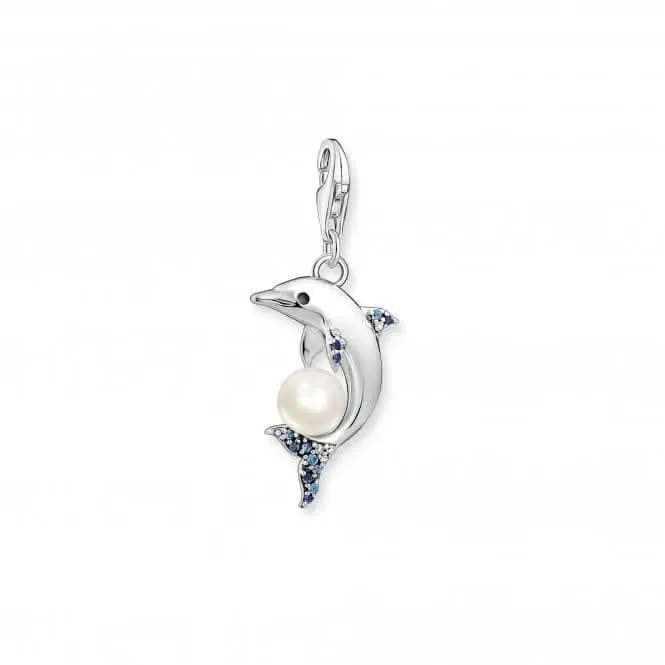 Charm Club Dolphin With Pearl Charm 1889-664-7 Thomas Sabo Collectable Charms