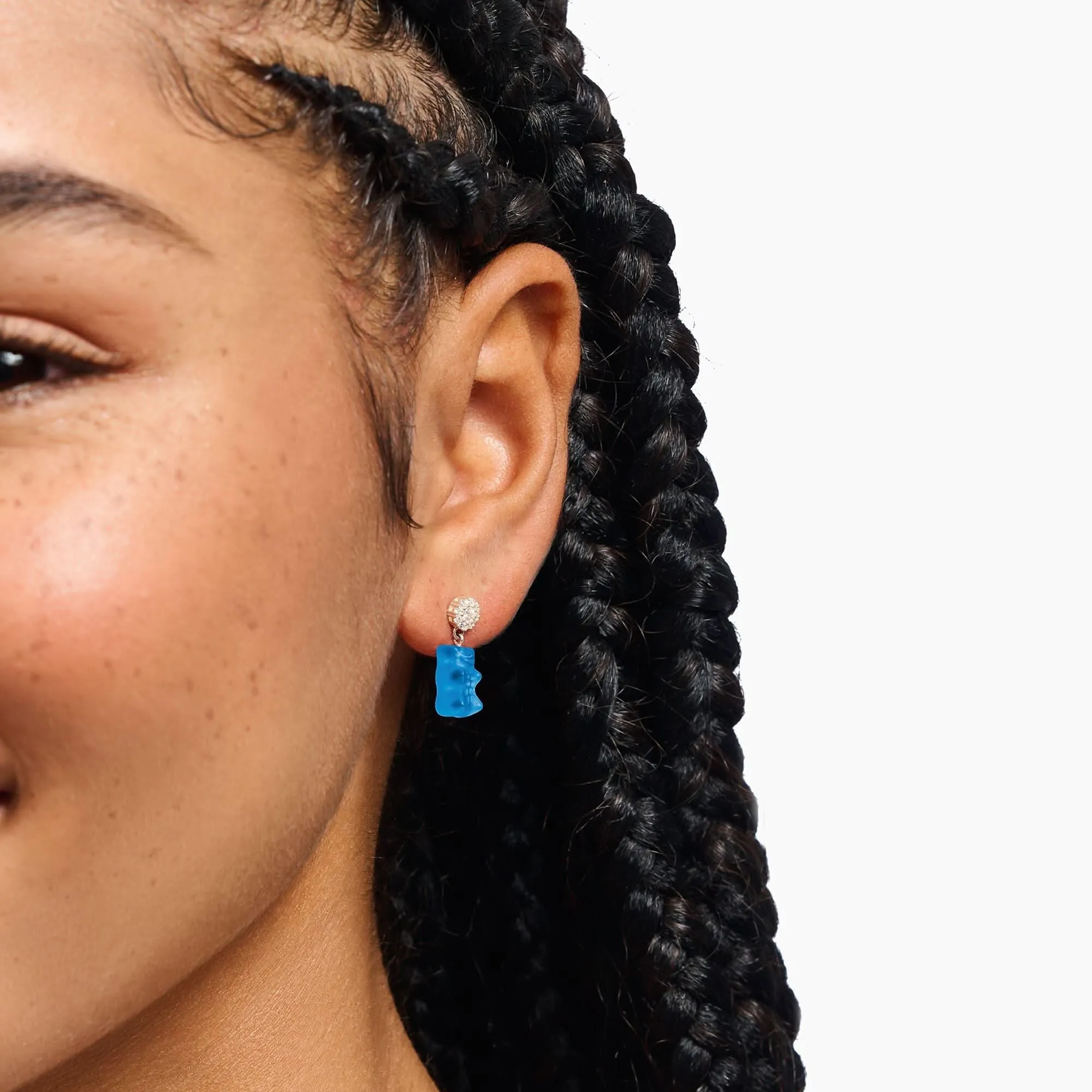 Charming HARIBO Blue Goldbears Earrings H2330-052-1 Thomas Sabo Earrings