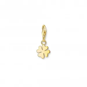 Charmista Gold Plated Clover Charm Pendant 1991-413-39 Thomas Sabo Collectable Charms