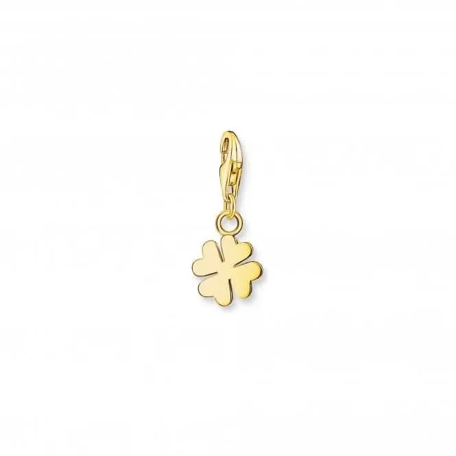 Charmista Gold Plated Clover Charm Pendant 1991-413-39 Thomas Sabo Collectable Charms
