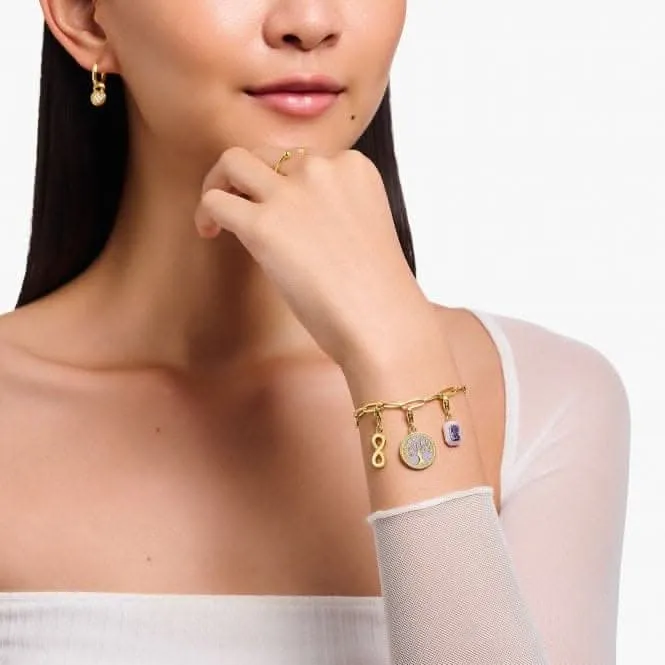 Charmista Gold Plated Infinity Charm 1990-413-39 Thomas Sabo Collectable Charms