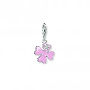 Charmista Pink Cold Enamel Clover Charm Pendant 2022-041-9 Thomas Sabo Collectable Charms