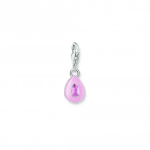 Charmista Pink Cold Enamel Drop Charm Pendant 2028-041-9 Thomas Sabo Collectable Charms