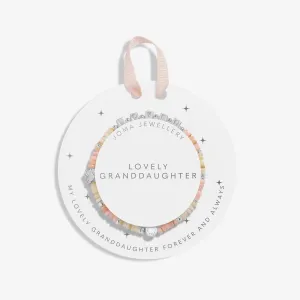 Children's Happy Little Moments Lovely Granddaughter Bracelet C817 Joma Jewellery