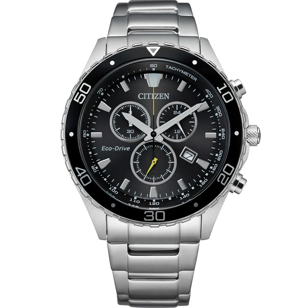 Chronograph Mens Watches Citizen Eco-Drive AT2387-52E Chronograph
