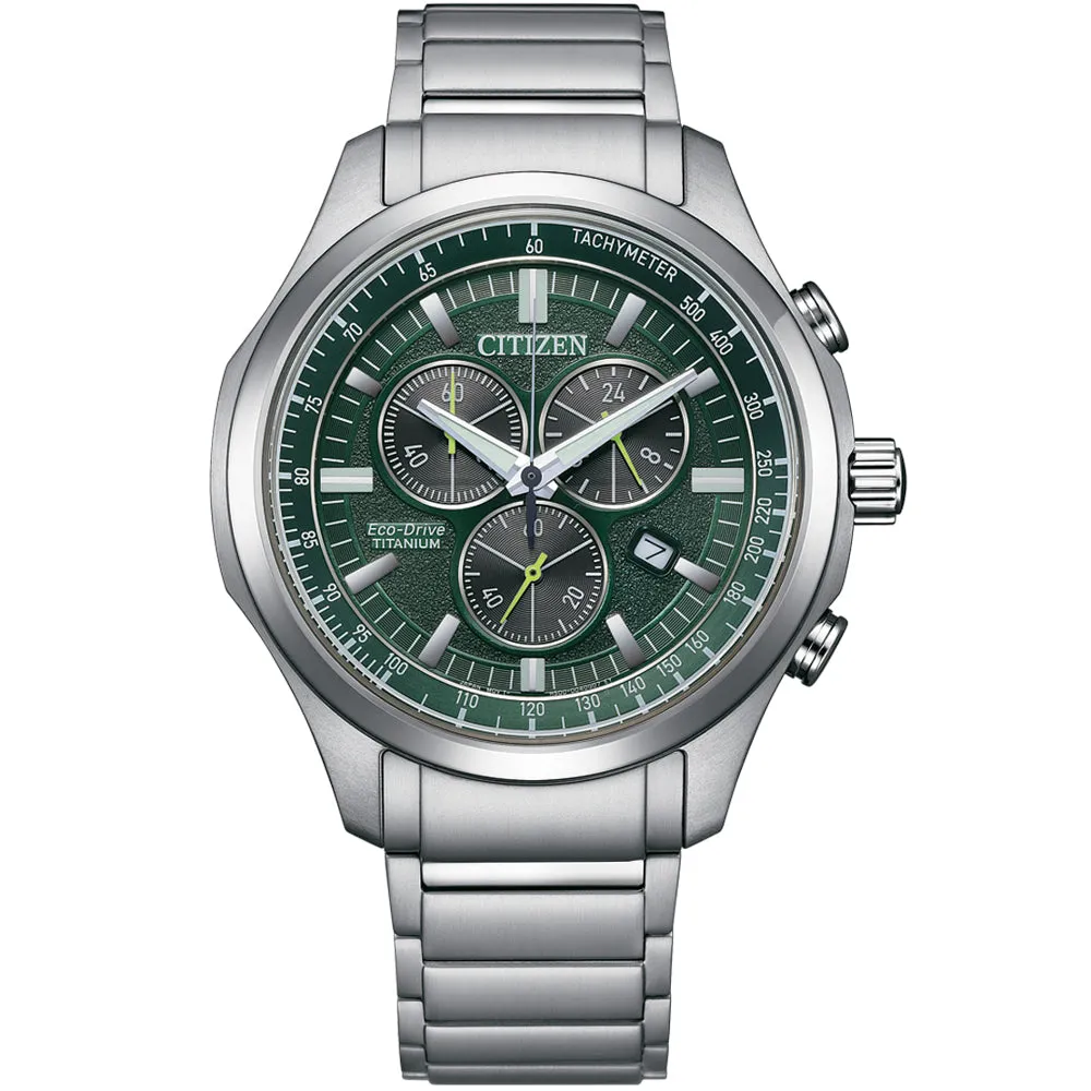 Chronograph Mens Watches Citizen Eco-Drive AT2530-85X Chronograph