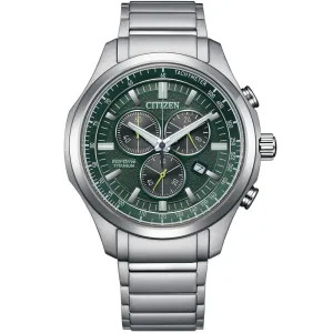 Chronograph Mens Watches Citizen Eco-Drive AT2530-85X Chronograph