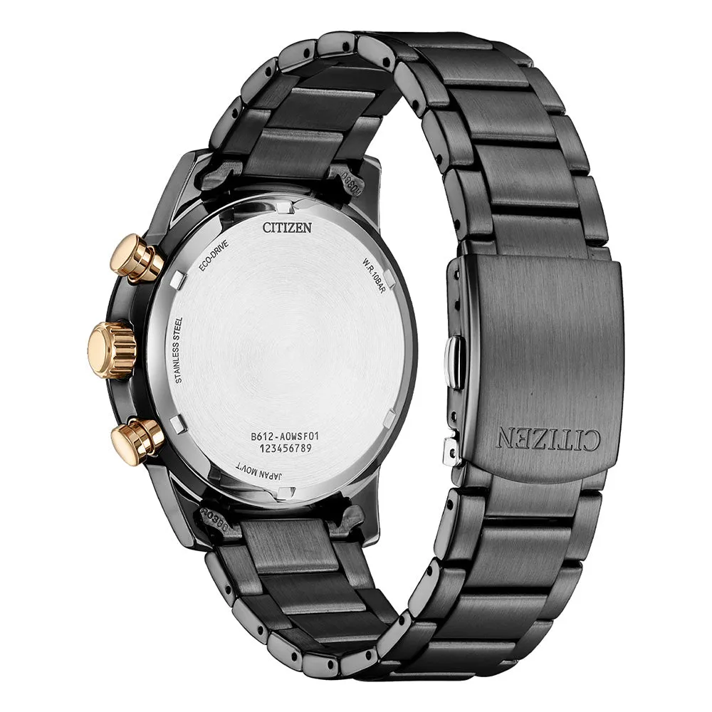 Chronograph Mens Watches Citizen Eco-Drive CA0746-85X Chronograph
