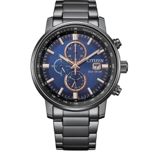 Chronograph Mens Watches Citizen Eco-Drive CA0845-83L Chronograph