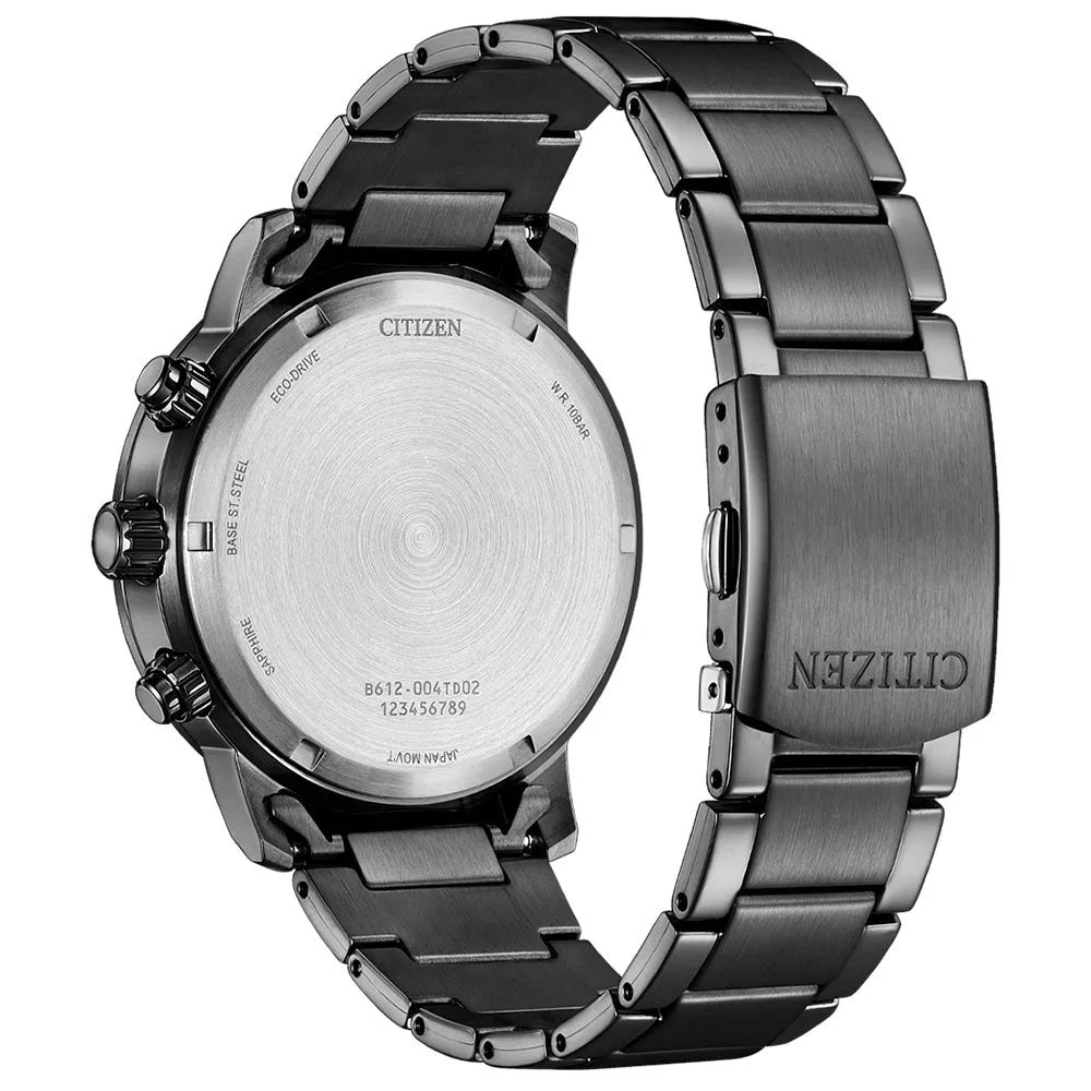 Chronograph Mens Watches Citizen Eco-Drive CA0845-83L Chronograph