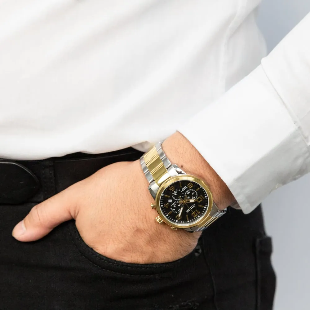 Chronograph Mens Watches Citizen Quartz AN8054-50E Chronograph