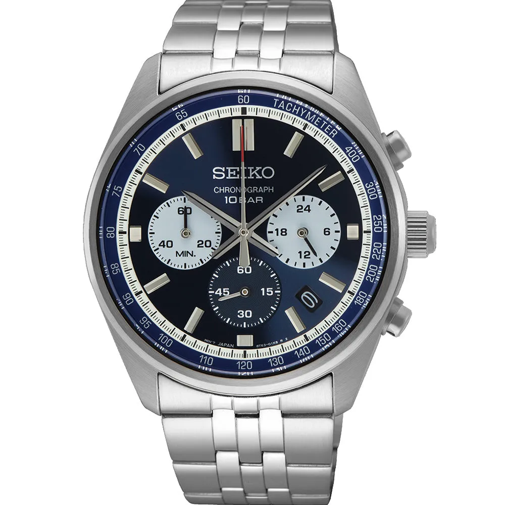 Chronograph Mens Watches Seiko Essential SSB427P Chronograph