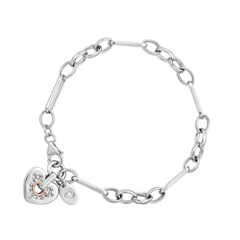 Clogau Jewellery Clogau Cariad Sparkle Sterling Silver Bracelet