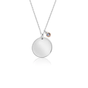 Clogau Jewellery Clogau Celebration October Sterling Silver Birthstone Pendant D
