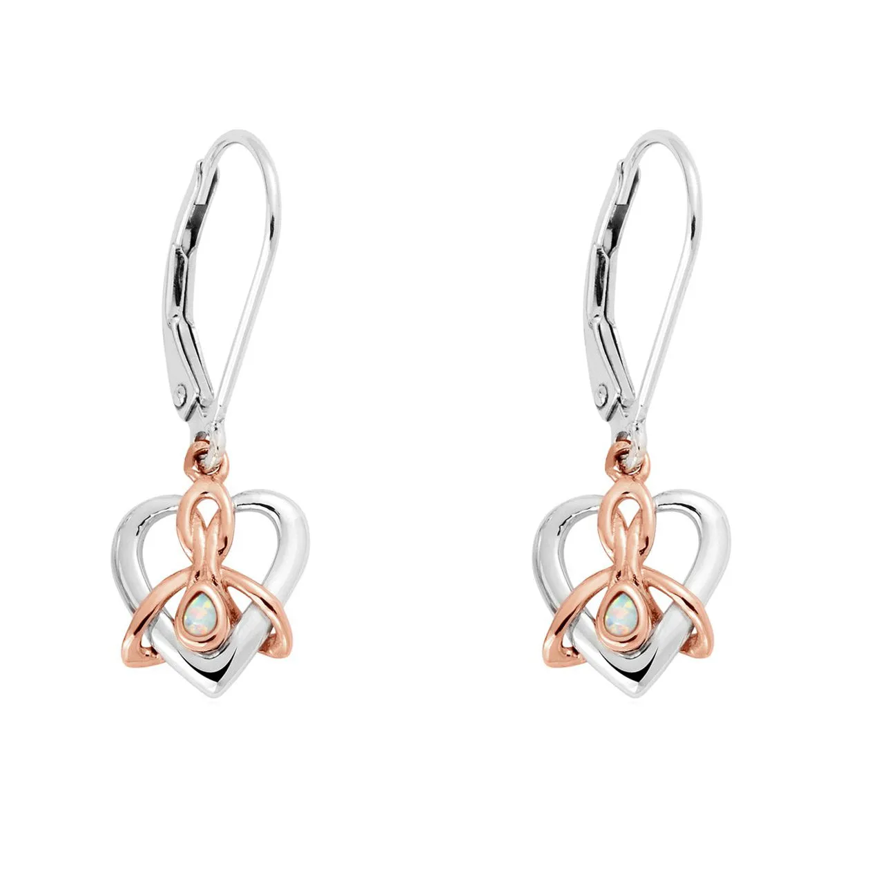 Clogau Jewellery Clogau Dwynwen Sterling Silver Opal Drop Earrings