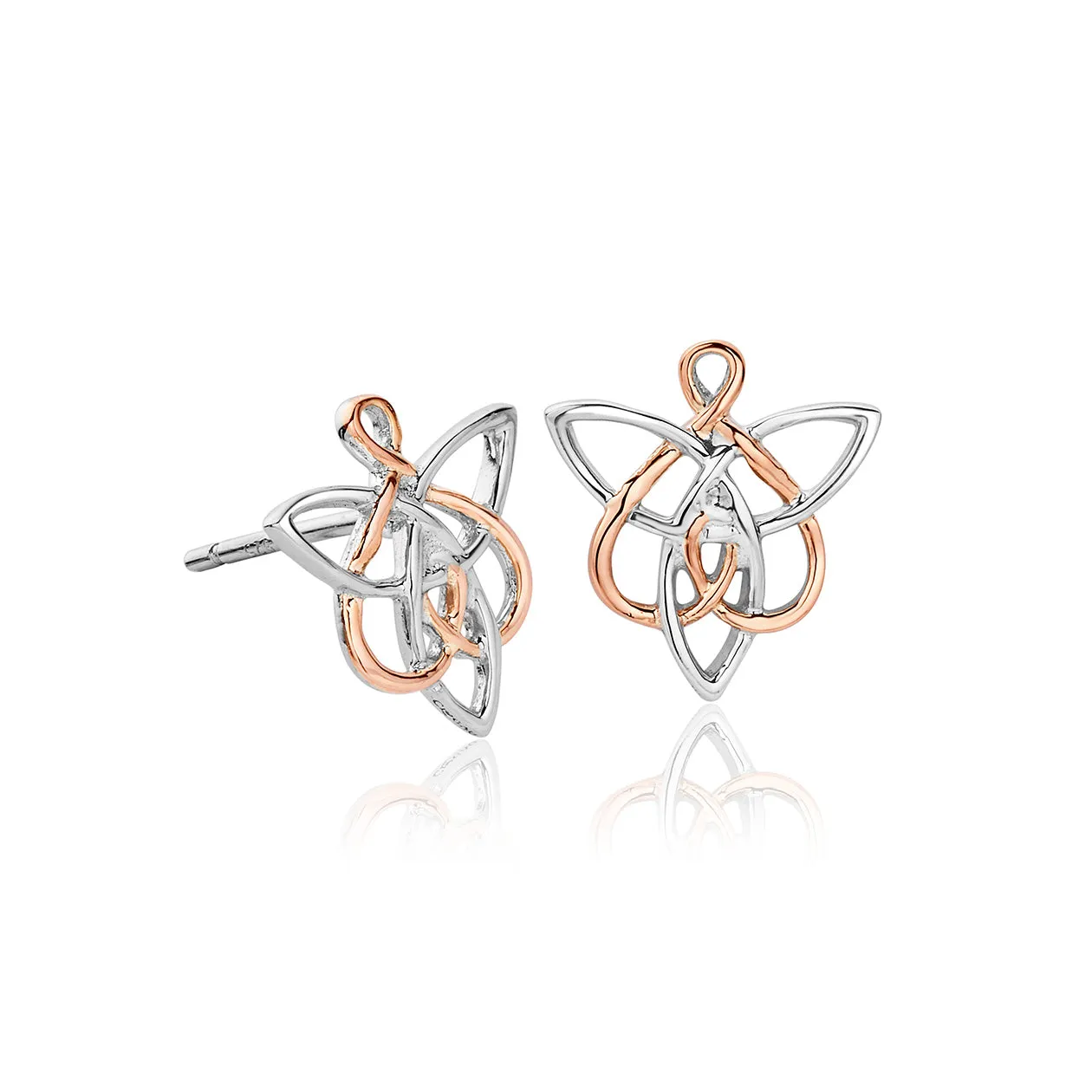 Clogau Jewellery Clogau Fairies of the Mine White Topaz Sterling Silver Stud Earrings