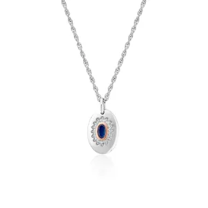 Clogau Jewellery Clogau Princess Diana Sterling Silver Sapphire Pendant