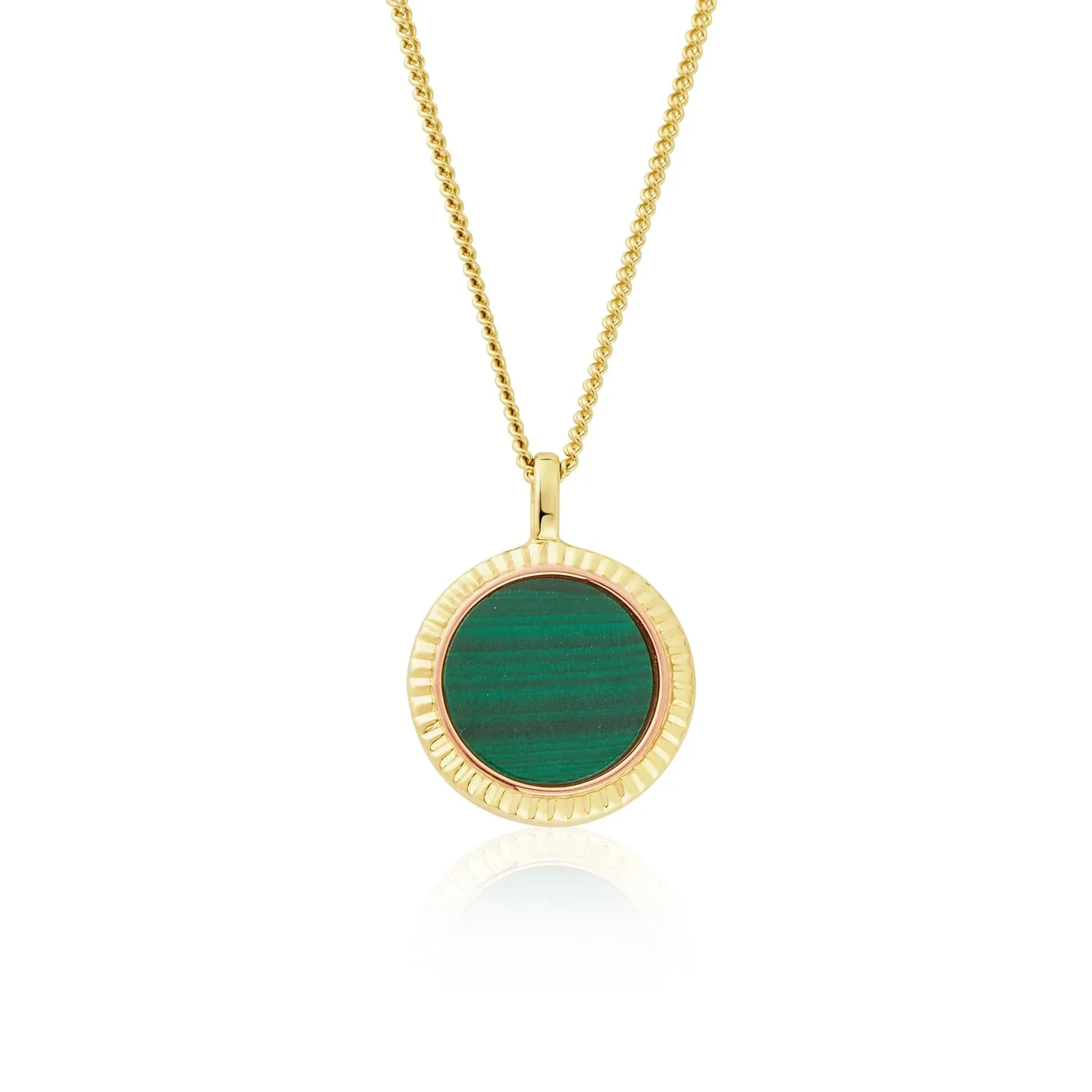 Clogau Jewellery Clogau Reflections Of Padarn 9ct Gold Malachite Necklace