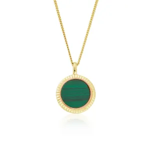 Clogau Jewellery Clogau Reflections Of Padarn 9ct Gold Malachite Necklace