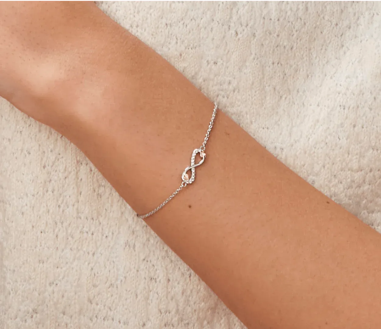 Clogau Jewellery Clogau Tree of Life Sterling Silver Infinity Bracelet