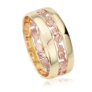Clogau Jewellery Clogau Tree of Life Yellow Gold Wide Band Ring D