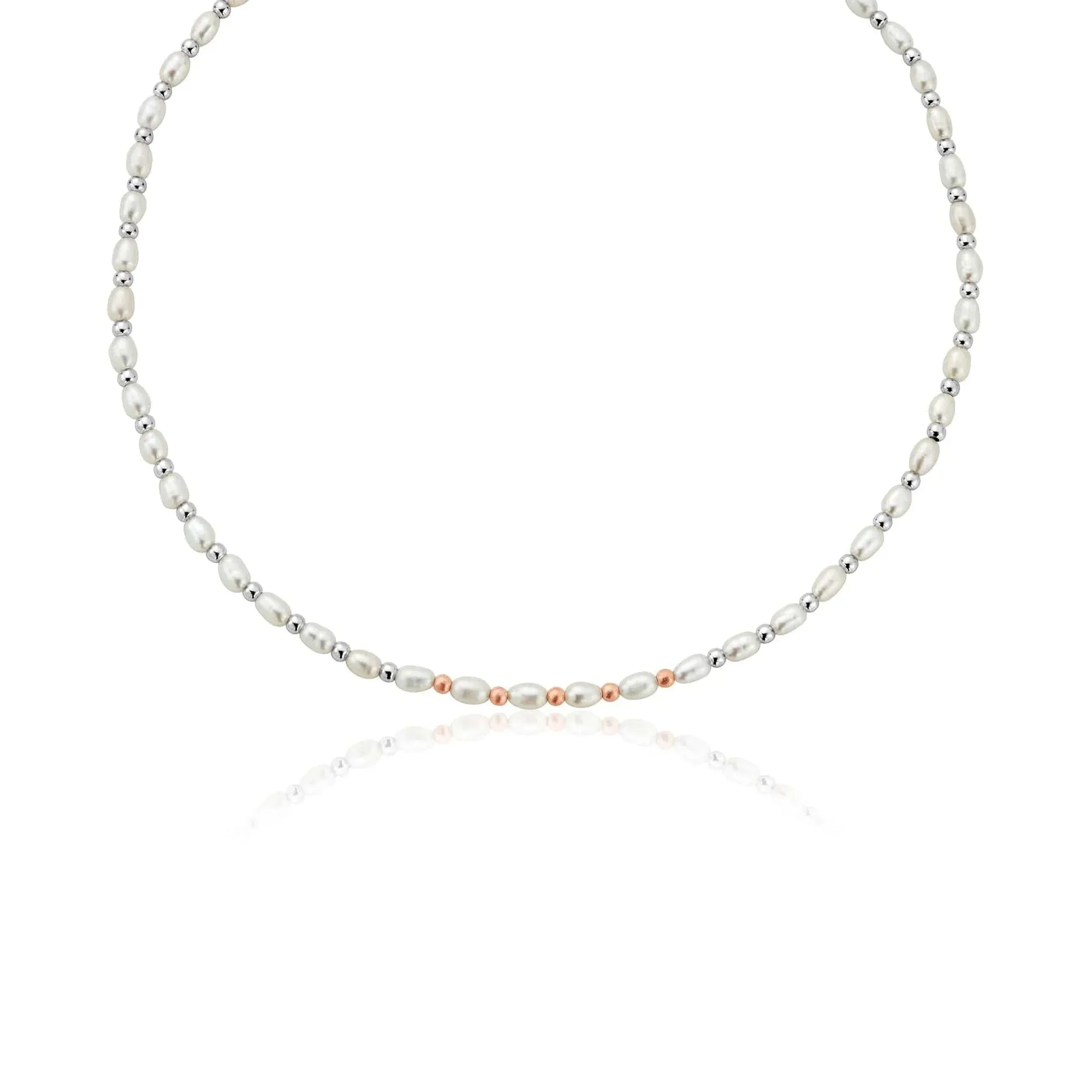 Clogau Jewellery Clogau Welsh Beachcomber Sterling Silver Freshwater Pearl Choker