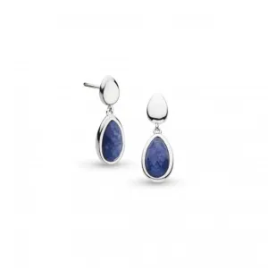Coast Pebble Azure Duo Droplet Stud Drop Earrings 50173LP Kit Heath Jewelry And Accessories