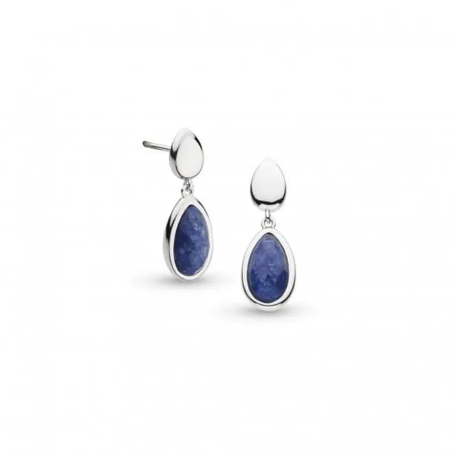 Coast Pebble Azure Duo Droplet Stud Drop Earrings 50173LP Kit Heath Jewelry And Accessories