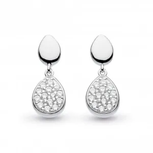Coast Pebble Glisten Cubic Zirconia Drop Earrings 60188CZ Kit Heath Jewelry And Accessories