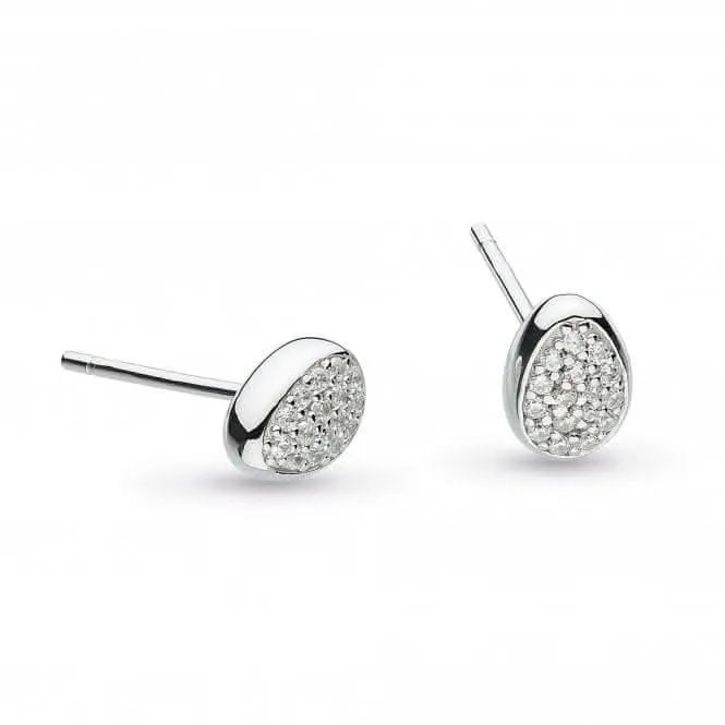 Coast Pebble Glisten Cubic Zirconia Stud Earrings 30188CZ Kit Heath Jewelry And Accessories