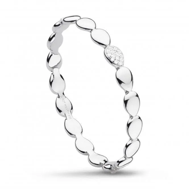 Coast Pebble Glisten Zirconia Hinged Bangle 70187CZ Kit Heath Jewelry And Accessories