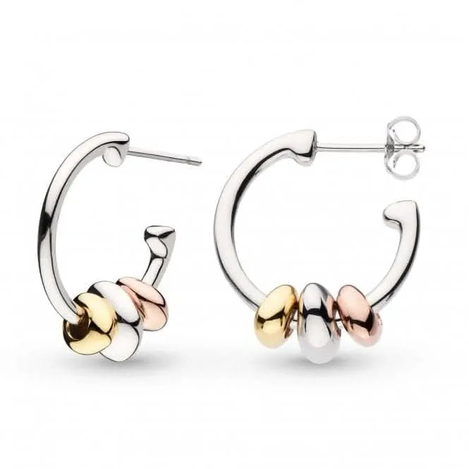 Coast Tumble Golden Hoop Earrings 60195GRG Kit Heath Jewelry And Accessories