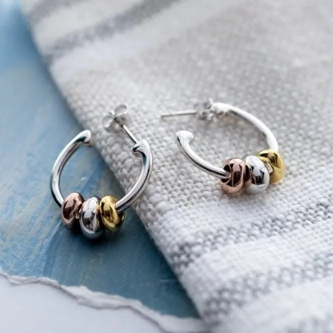 Coast Tumble Golden Hoop Earrings 60195GRG Kit Heath Jewelry And Accessories