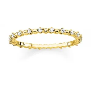 Cubic Zirconia Eternity Ring Band TR2153-414-14 Thomas Sabo Rings