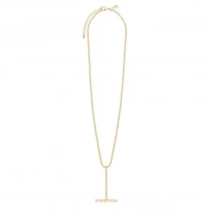 Demi Gold Pave Bar Drop 46cm   5cm Extender Necklace 4457 Joma Jewellery