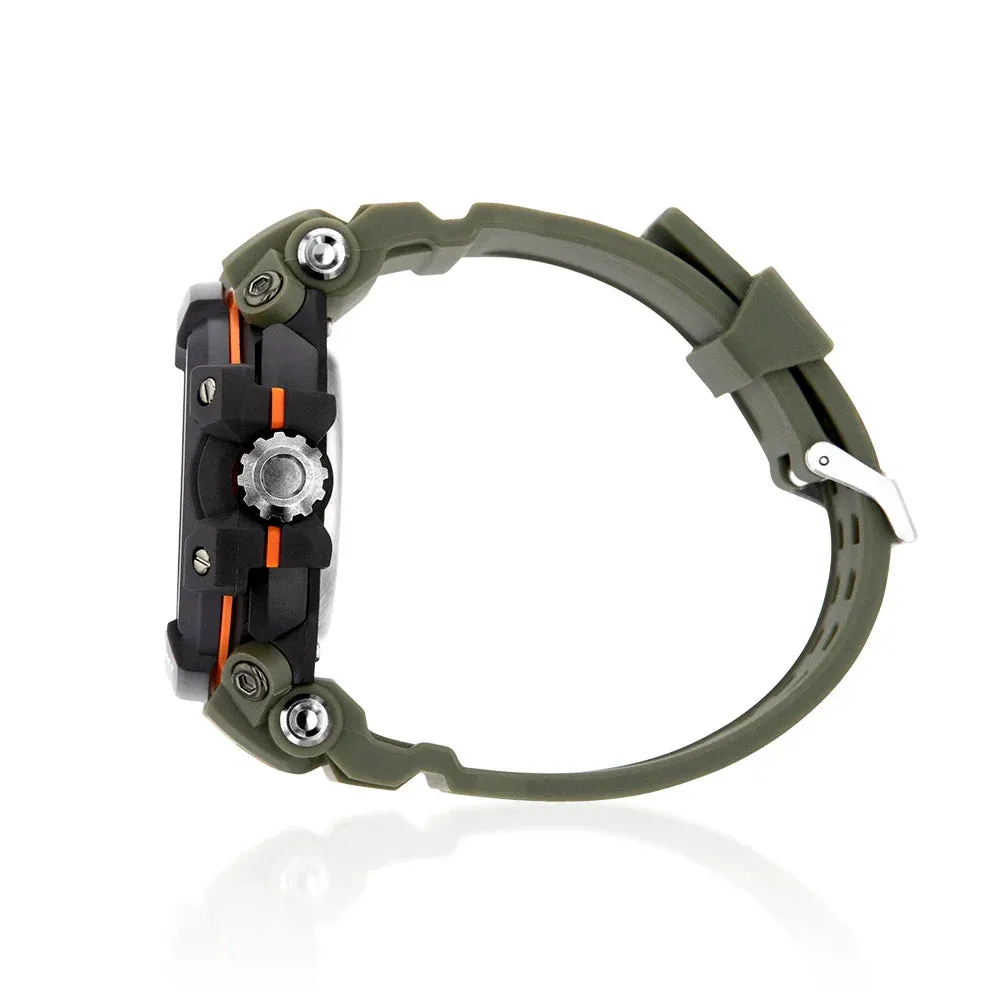 Digital Mens Watches Active Pro 1702 Digital Army Green Sports Watch