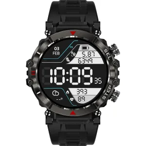 Digital Mens Watches Active Pro Call  XL Connect Smart Watch with 3 Band Options Black