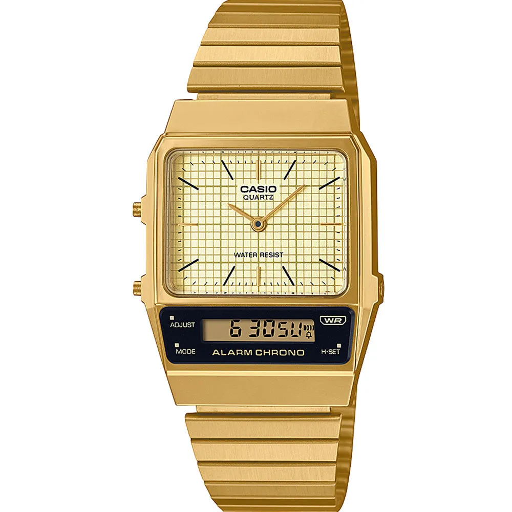 Digital Mens Watches Casio AQ800EG-9A Outside Combi Watch