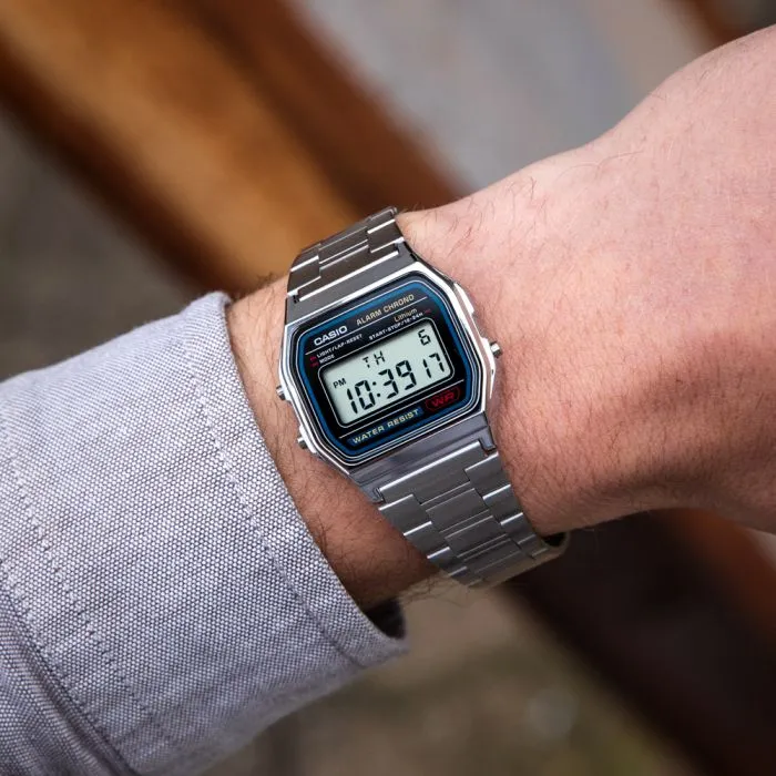 Digital Mens Watches Casio Vintage A158WA-1 Digital