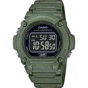 Digital Mens Watches Casio W219HC-3B Earth Colour Digital